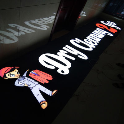 کانال تبلیغاتی شکل لایت باکس علامت نامه چاپ UV چاپ سه بعدی UL