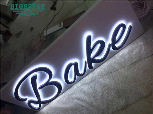 برش لیزری با نور پس زمینه تابلو تابلو علائم 12 ولتی فولاد ضد زنگ