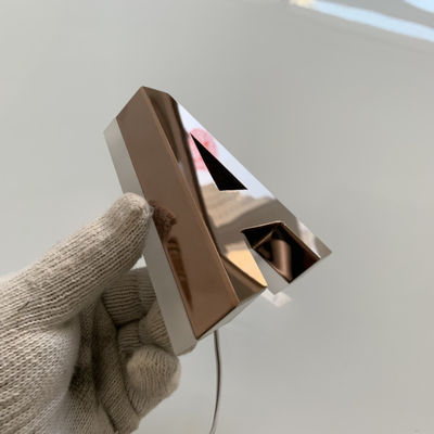 آینه رزگلد با نور پس زمینه استیل ضد زنگ تابلو فلزی با نور پس زمینه ضد زنگ