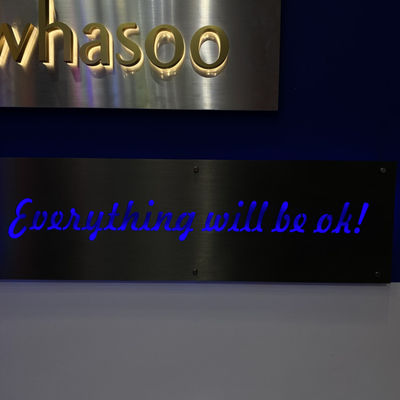 فروشگاه کافی شاپ چراغ نور پس زمینه چراغ بنفش CE RoHS