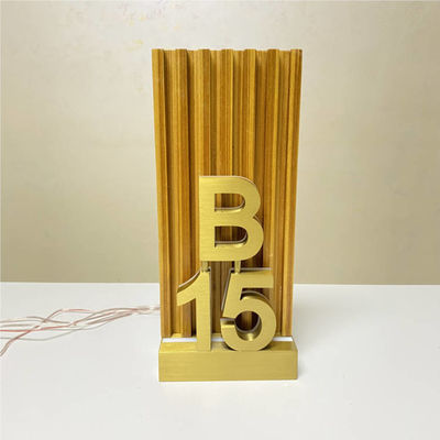 OEM ODM هتل علائم شماره اتاق LED صفحه شماره درب خانه 12 ولت