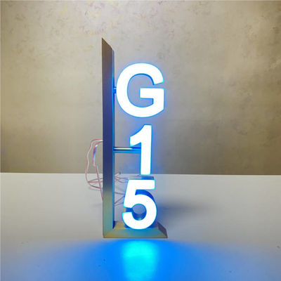 تابلو شماره خانه آینه طلا پلاک شماره درب هتل DC12V