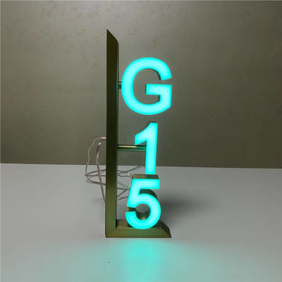 OEM ODM هتل علائم شماره اتاق LED صفحه شماره درب خانه 12 ولت