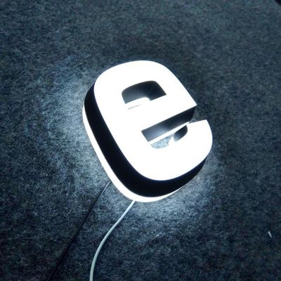 نورپردازی دو چهره ال ای دی حروف اکریلیک تابلوهای استیل ضد زنگ AC110V-240V