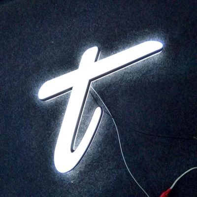 HIGHSPAN سفارشی LED Glow Outdoor Light Up علامت ضد آب IP65