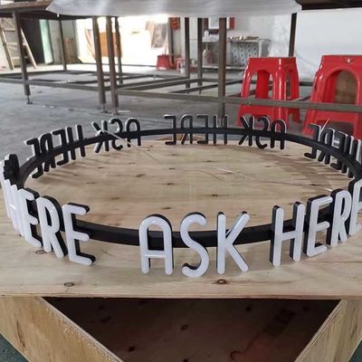 6500K چراغ علامت نامه کانال چراغ جلو روشن برای هتل رستوران