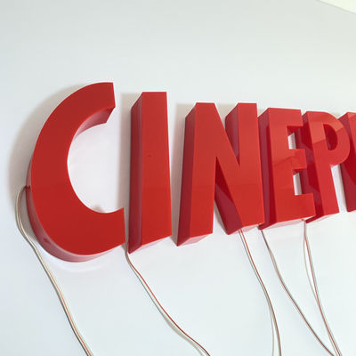 فروشگاه در فضای باز تابلوهای ال ای دی اکریلیک روشن 12 ولت DC