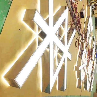 لوگوی غول پیکر از فولاد ضد زنگ برای رویدادها CE ROHS