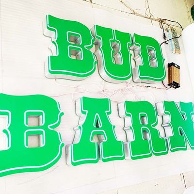 جعبه نور الفبای الفبای اکریلیک 10 سانتی متری LED سه بعدی ODM