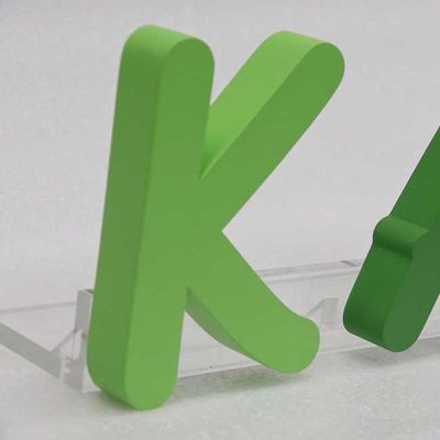 تابلو تبلیغاتی سه بعدی حروف باز سالن زیبایی لوگو برش لیزری فلز به ضخامت 3 سانتی متر