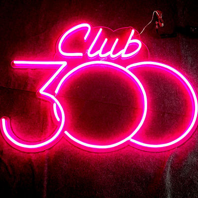 تابلوی نئون ال ای دی اکریلیک تابلوی دیواری نئون صورتی 12VDC