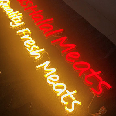 رستوران سفارشی چراغ نئون علامت 22 رنگ برای خانه CE ROHS