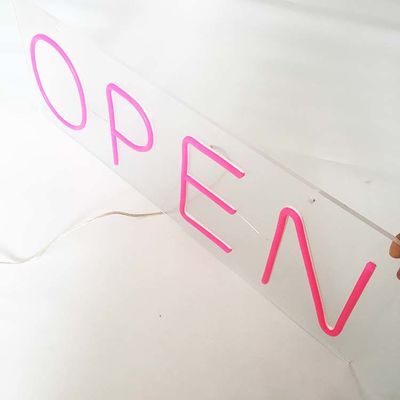 نام های تجاری Pink Bar Open Neon Sign 50000-80000 ساعت طول عمر