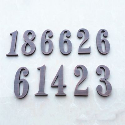 خانه فولادی قدیمی حروف و اعداد فلزی نشانه های ضد اسید UL