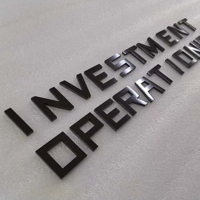 تبلیغات سه بعدی فلزی سفارشی آلومینیومی حروف ضد زنگ