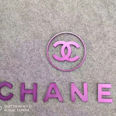 تبلیغات سه بعدی فلزی سفارشی آلومینیومی حروف ضد زنگ