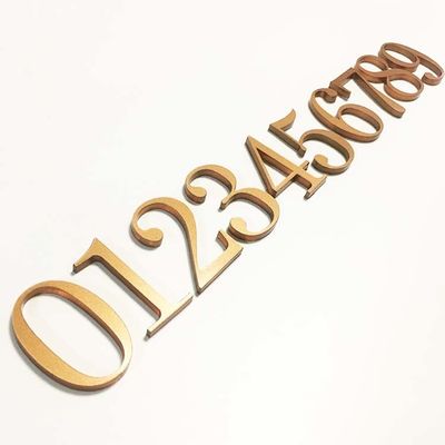 علامت شماره درب اکریلیک جامد علامت اکریلیک برش مسطح CE ROHS