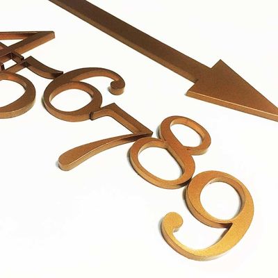 علامت شماره درب اکریلیک جامد علامت اکریلیک برش مسطح CE ROHS