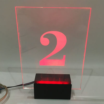 درب جلویی بزرگ RGB LED شماره خانه پلاک علامت 50000 ساعت