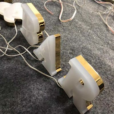 12 میلی متر اکریلیک شرکت آرم دیوار علامت کانال آلومینیوم حروف ضد زنگ