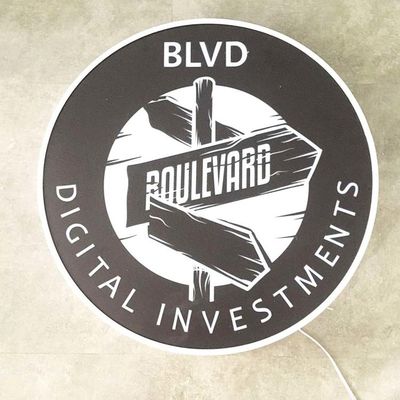 لوگوی سفارشی LED Light Up با ضخامت 50-200 میلی متر تبلیغات در فضای باز