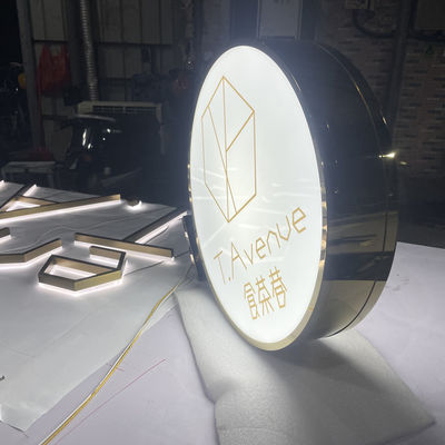 فروشگاه لایت باکس تابلوهای آکریلیک نورانی گرد از آنتی سپتیک ضد زنگ استفاده کنید