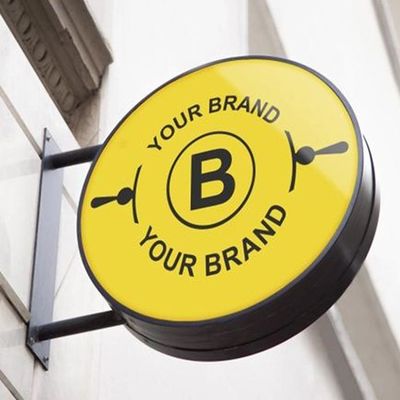 ضخامت 50-200 میلی متر جعبه چراغ سفارشی پرچم نصب OEM ODM