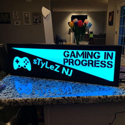 CE ROHS دیواری جعبه نور چراغ چراغ آبجو نوار تابلوی فروشگاه