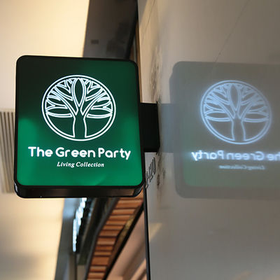 HIGHSPAN گرد چراغ باکس در فضای باز تابلوی سبد کسب و کار خیابان