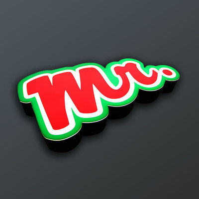 لوگوی تابلوی تابلوی تابلوی رستوران فروشگاهی روشن IP67 ضد آب