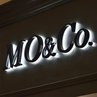 OEM ODM رستوران تابلو تبلیغاتی کانال معکوس نامه