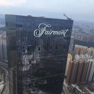 Led Light نام شرکت آرم ساختمان علامت سه بعدی کانال حروف