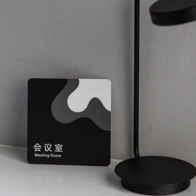 تابلوی ساختمان با برش لیزری HIGHSPAN تابلوهای راه یابی اکریلیک اتاق جلسه