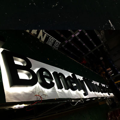 UL Channel Letters با نور پس زمینه OEM Illuminated Signage Letters Light Box Signage