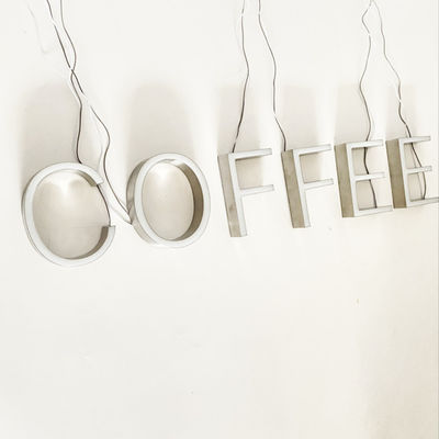 حروف فلزی ساخته شده تابلو تبلیغاتی سه بعدی تابلو مغازه 12vdc 200mm