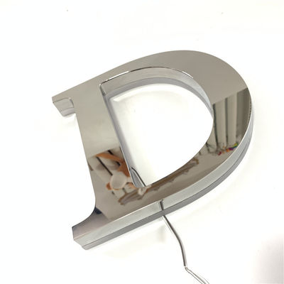 کانال 3D Letter Sign 12v Steel Metal Metal LED Bar Sign AC110V