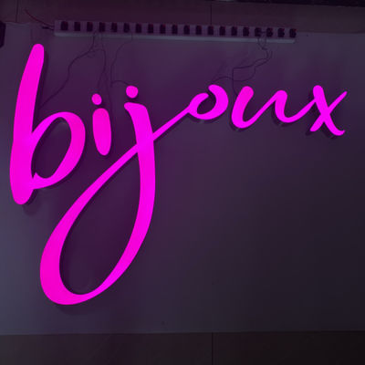 ODM Building Cursive Letters 3D Letter Sign Metal Illuminanted Board اکریلیک