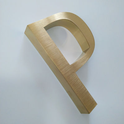 تابلوی فلزی درب اداری داخلی آبکاری برقی SS304 برسکاری شده