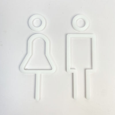 حروف الفبای اکریلیک سفید الهام بخش تبلیغات حروف اکریلیک ساخته شده