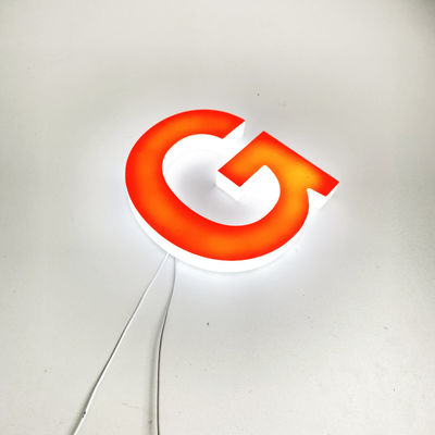 نورپردازی تمام بدنه تابلو تابلو سه بعدی حروف روشن