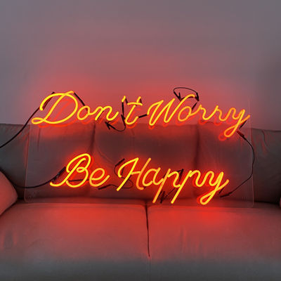 نورپردازی قرمز رنگ 12VDC حروف الفبای نئون سفارشی در فضای باز