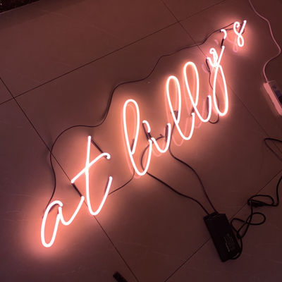 نوار تبلیغاتی جعبه نور با علامت نئون سفارشی با پایه دیواری تخته پشتی