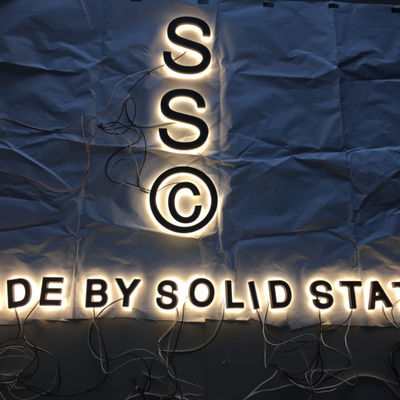 الفبای الفبای LED چراغ های حروف راهنما حروف علامت هاله روشن