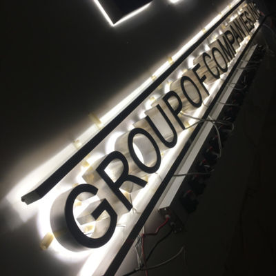 الفبای الفبای LED چراغ های حروف راهنما حروف علامت هاله روشن