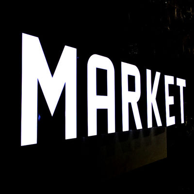 تبلیغاتی Led 3D Market Illuminated Channel Letter IP67 ضد آب